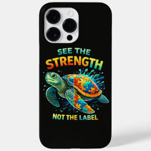 Sieh die Stärke Turtle Autism Acceptance Case-Mate iPhone 14 Pro Max Hülle