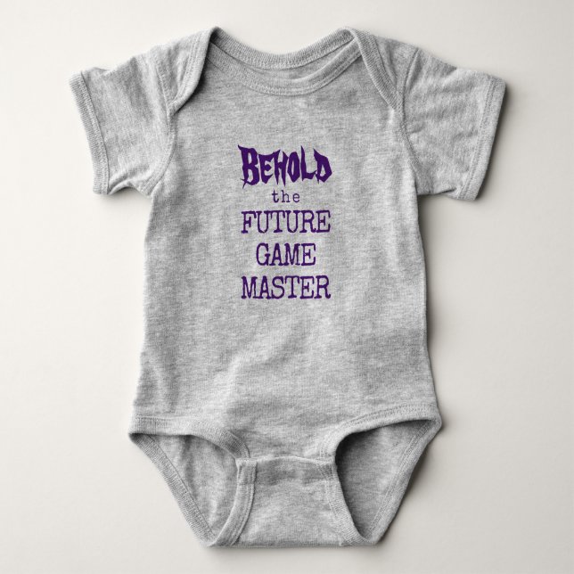 Sieh dir das Future Game Master Baby Bodysuit an Strampler (Vorderseite)
