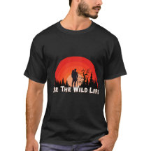 Sieh dir das wilde Leben Sunset Wandern Silhouette