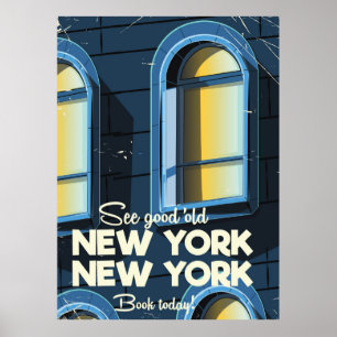 Sieh Gutes Altes New York Reiseplakat Poster