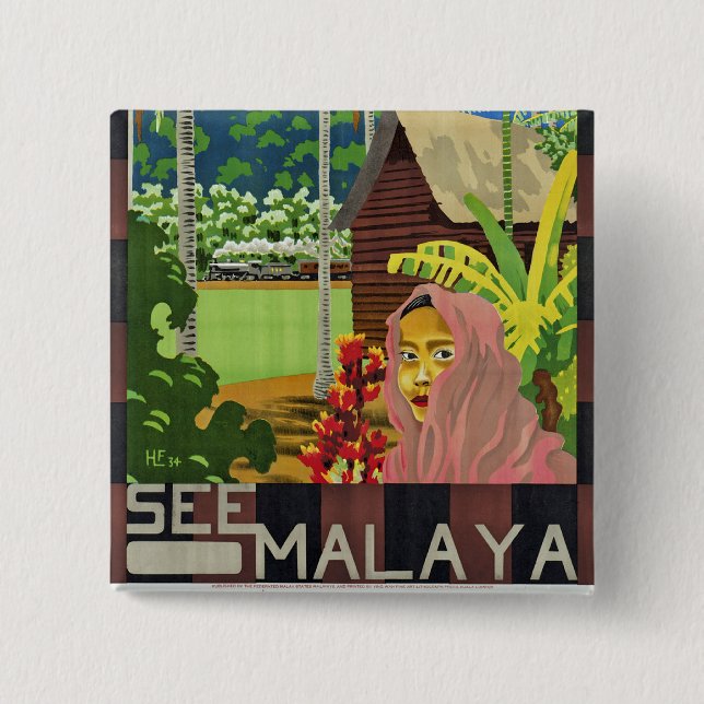 Sieh Malaya Button (Vorderseite)