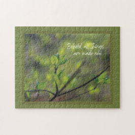 Siehe, alles ist neu Dogwood-Puzzle Puzzle