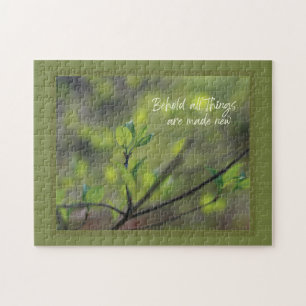 Siehe, alles ist neu Dogwood-Puzzle Puzzle