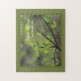 Siehe, alles ist neu Dogwood-Puzzle Puzzle