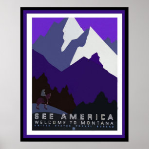 Siehe America - Montana - WPA Poster Series45