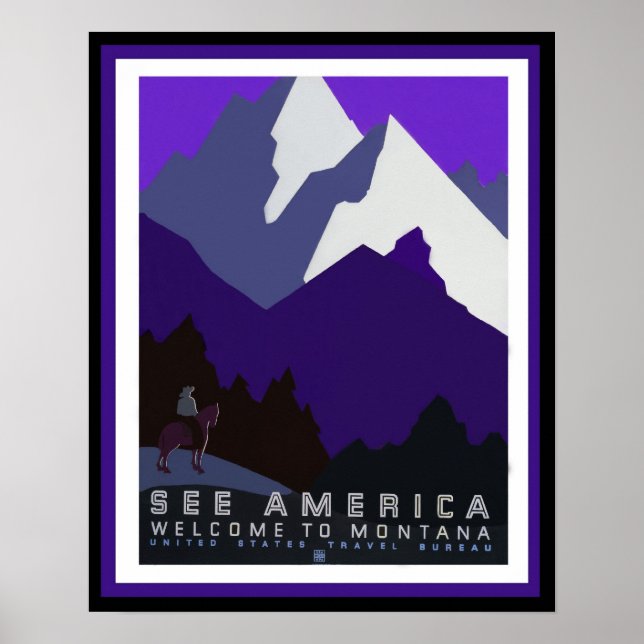 Siehe America - Montana - WPA Poster Series45 (Vorne)