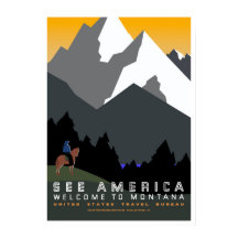 Siehe Amerika - Willkommen in Montana