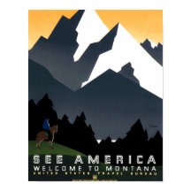 Siehe Amerika - Willkommen in Montana - WPA