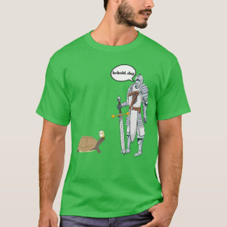 Siehe da, lustiger Hund mit Priesterhut Hilario T-Shirt