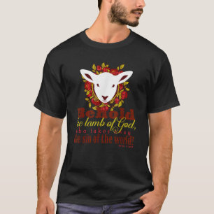 Siehe, das Lamm Gottes Frauen Johannes 1 katholisc T-Shirt