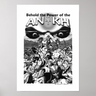Siehe den Power des Ankh-Posters Poster