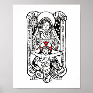 Siehe, eine Jungfrau soll denken - Madonna und Chi Poster