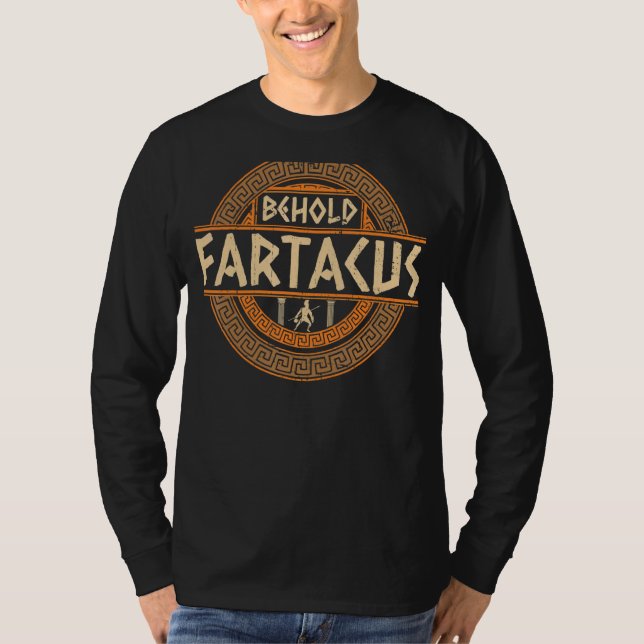 Siehe Fartacus Griechischer Gott T-Shirt (Vorderseite)