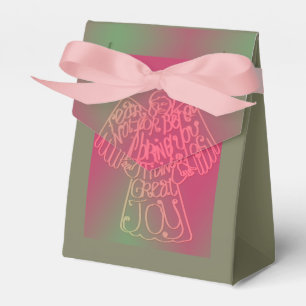 "Siehe, ich bringe dir Zeugnisse" Box Gray & PinkF Geschenkschachtel