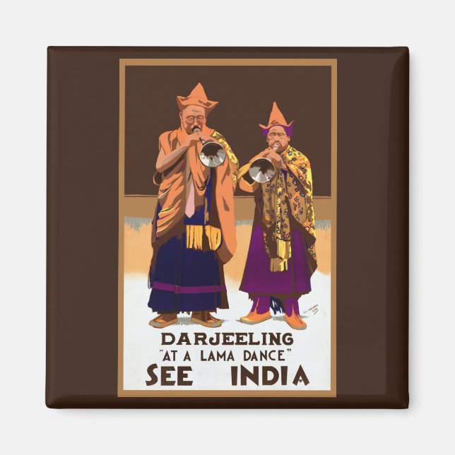 Siehe Indien ~ Darleeling Magnet (Vorne)