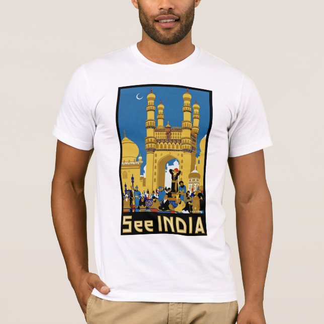 Siehe Indien ~ Hyderabad T-Shirt (Vorderseite)