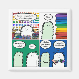 Siehe — Magnet meiner Sammlung von Handwerksmateri