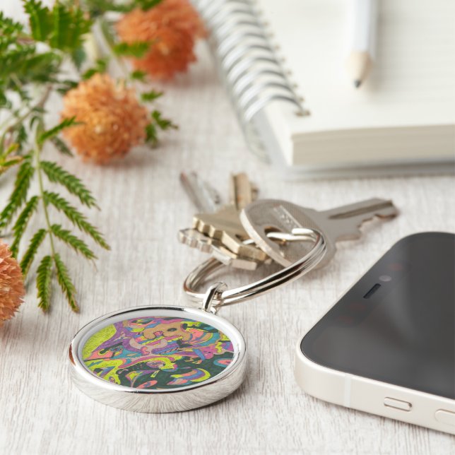 Siehe, Original Abstrakt Schlüsselanhänger (Seite)