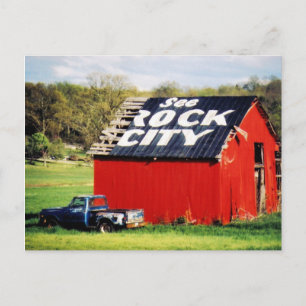 Siehe Rock City Barn Postkarte