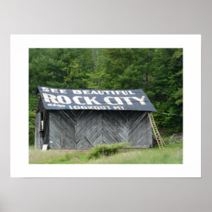 Siehe Rock City-Print Poster