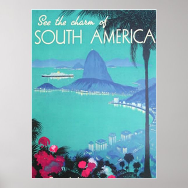 Siehe South America Print Poster (Vorne)