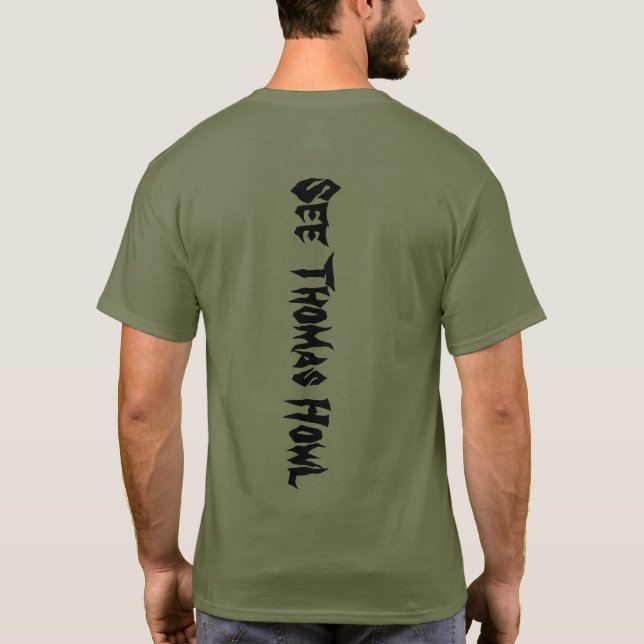 Siehe Thomas Howl Original Logo T - Shirt (Army Gr (Rückseite)