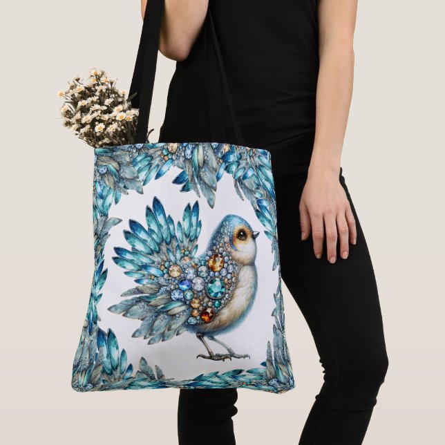 Siehe Zurück - Wertvoller Bling BirdTote (Von Nahem)