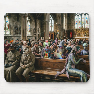 Sieht aus, als hätten die Spinner die Kirche übern Mousepad