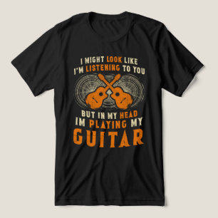 Sieht aus, als höre ich den lustigen Gitarrenspiel Tri-Blend Shirt