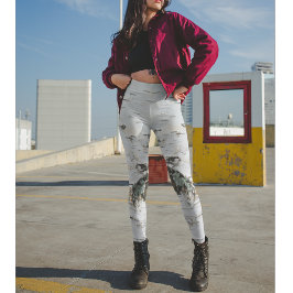 Sieht aus wie ein Baumhieb-Leggings Leggings