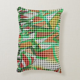 Sieht aus wie ein Korb über einem Foto Gras Dekokissen