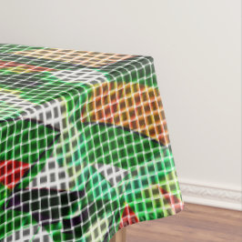 Sieht aus wie ein Korb über einem Foto Gras Tischdecke