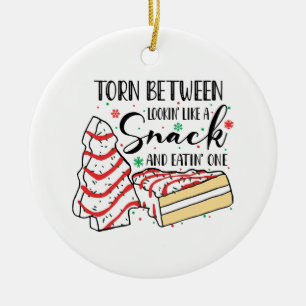 Sieht aus wie ein Snack Keramik Ornament