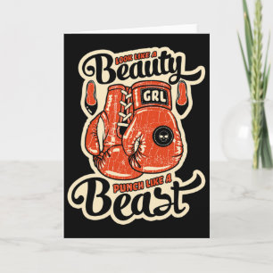 Sieht aus wie eine Schönheit, schlägt wie ein Bies Karte