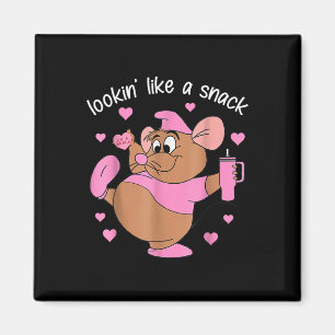 Sieht aus wie eine Snackmaus Rosa Herz Tumbler Val Magnet