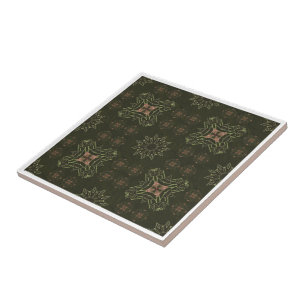 Sieht aus wie grüner Karierter Tile Fliese