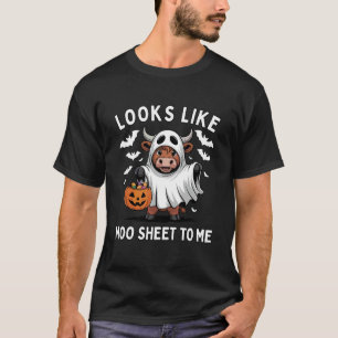 Sieht für mich aus wie ein Moo-Blatt Lustige Kuh H T-Shirt