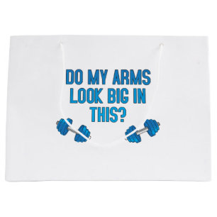 Sieht mein Arm in dem hier dick aus Große Geschenktüte