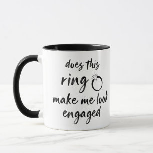 Sieht mein Finger mit diesem Ring verlobt aus - Lu Tasse