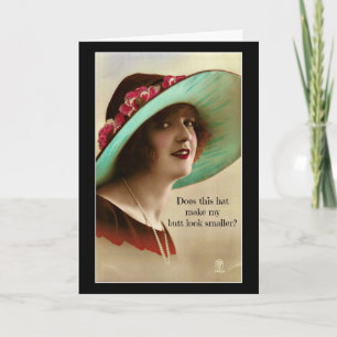 Sieht mein Hintern kleiner aus, Dankeskarte