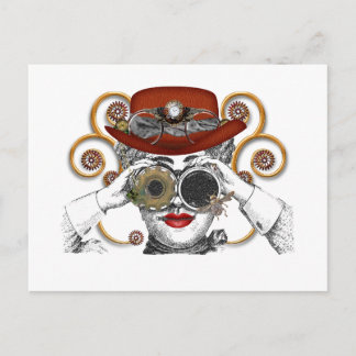 sieht nach Steampunk aus Steampunk-Typ Postkarte