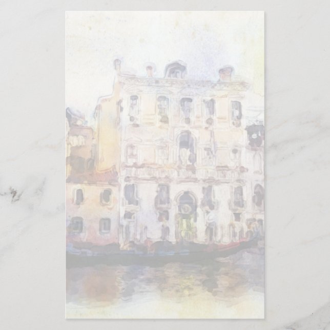 Sieht Od Venedig an, das im künstlerischen Briefpapier (Vorderseite)