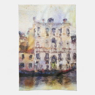 Sieht Od Venedig an, das im künstlerischen Handtuch