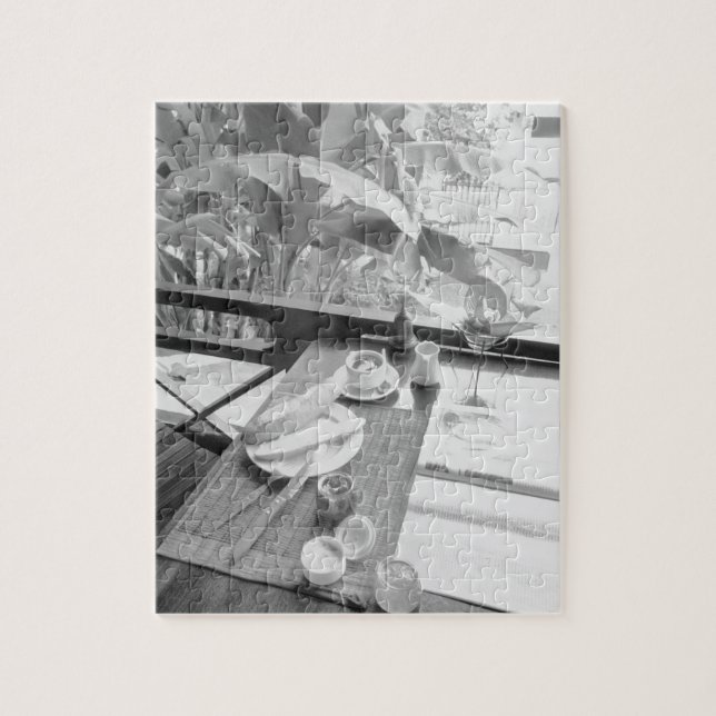 Siem Reap Kambodscha, kontinentales Frühstück Puzzle (Vertikal)