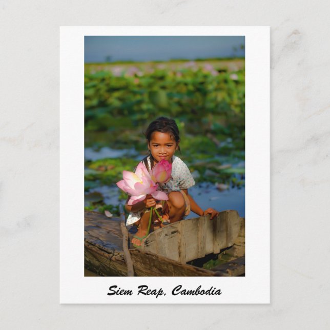 Siem Reap, Kambodscha Postkarte (Vorderseite)