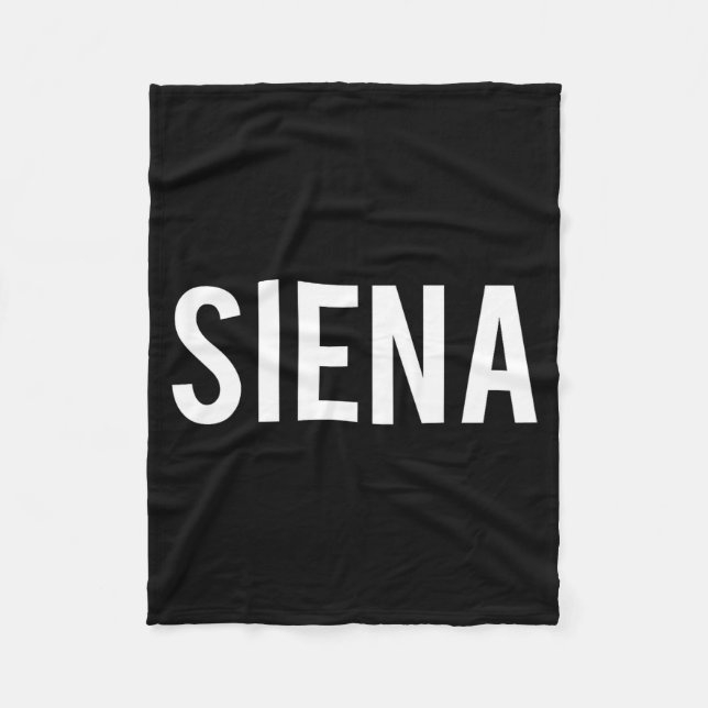 Siena - Cool New Funny Name Fan Gift Tee  Fleecedecke (Vorderseite)