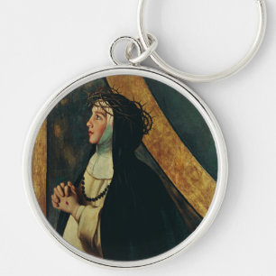 Siena Heilige Katharina von Juan Bautista Maino Schlüsselanhänger