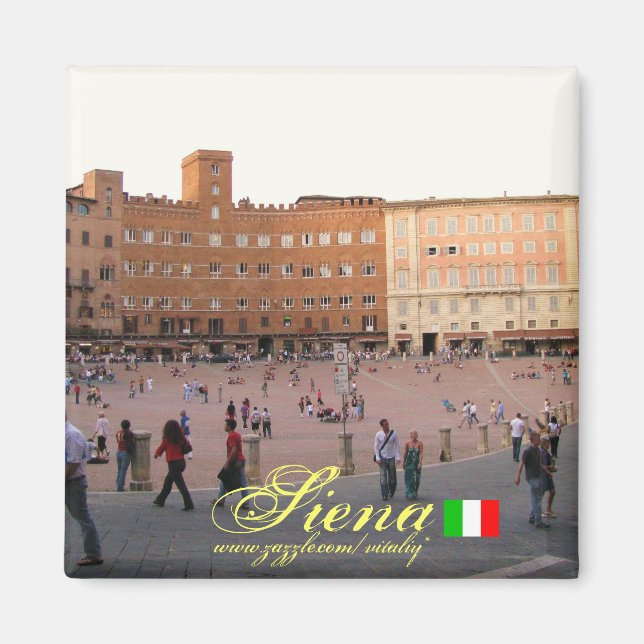 Siena Italien coole Magnetgestaltung Magnet (Vorne)