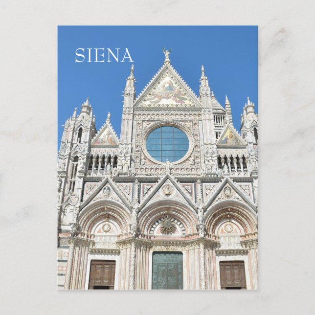 Siena, Italien Postkarte (Vorderseite)
