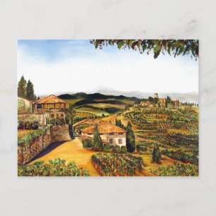 Siena, Italien Postkarte